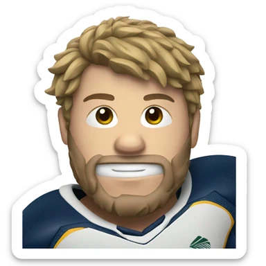 Rugby player tackle sticker