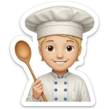 Chef + gumdrop hat,Candy Chefs. sticker