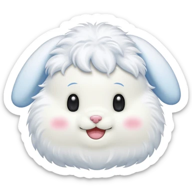 Generate me a cinnamorol emoji sticker