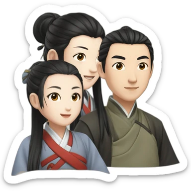 Wei wuxian and Lan wangji sticker
