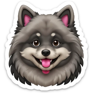Keeshond sticker