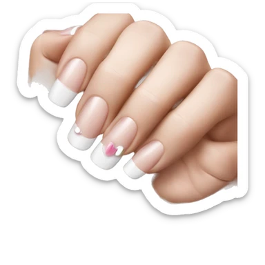 Nails french manicure sticker