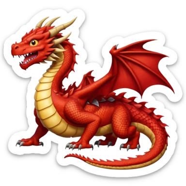 Luffy's dragon sticker