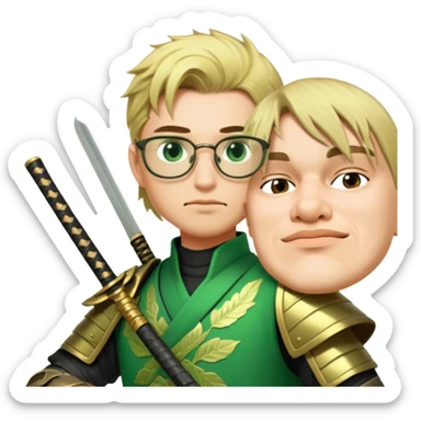 Emerald Samurai sticker