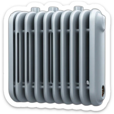 Radiator core sticker