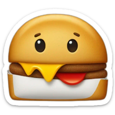 McDonalds letter m sticker