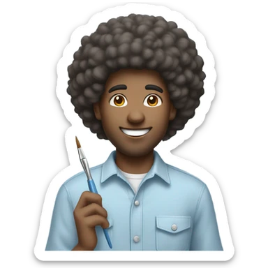 bob ross sticker