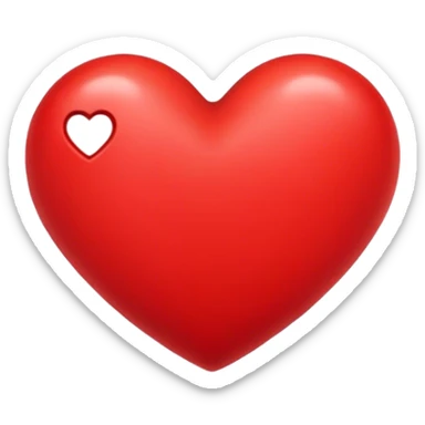 💖 emoji but red heart sticker