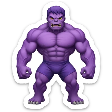 A monster that is very buff that it could destroy universe  sticker