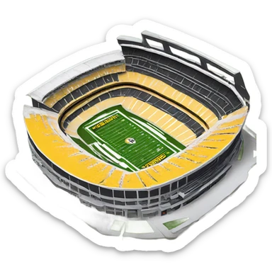 Steelers stadium  sticker