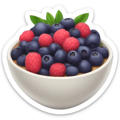 aesthetic açaí bowl sticker