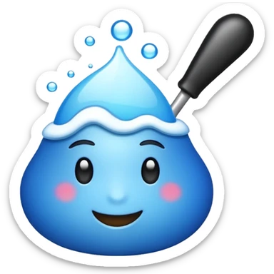 Verificación azul con un chulito blanco  que el emoji s|a sticker