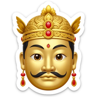 Chinese God of Wealth sticker