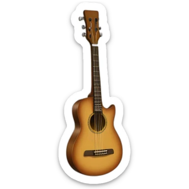 Erlandskian 3 String Guitar Instrument Ethnic sticker
