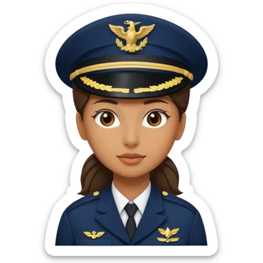 Female navy soldier,  sticker