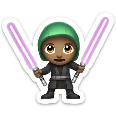 Grievious with four light sabers sticker
