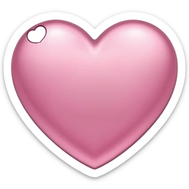 sakura heart with a metallic finish sticker