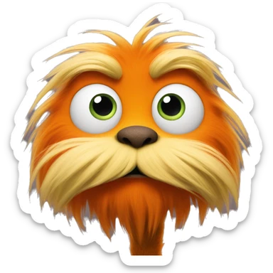 lorax sticker