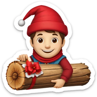 look for tio de nadal in catalan tradition and make an emoji out of it sticker