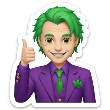 Joker 👍🏻 gösteriyor  sticker