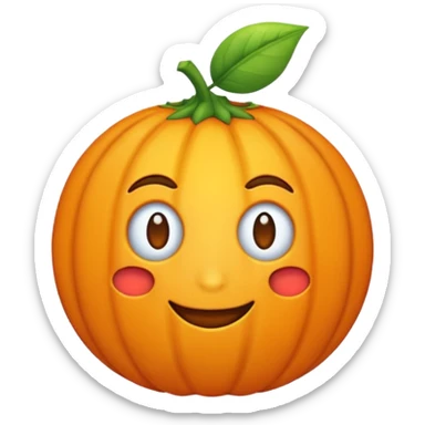 Hace la fruta damasco sticker