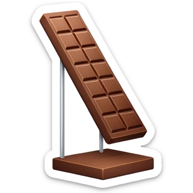 chocolate bar packaging, stand sticker