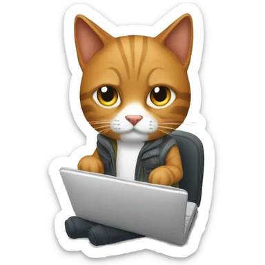 freelance-indie-hacker-that-writes-rust-and-raise-a-cat sticker