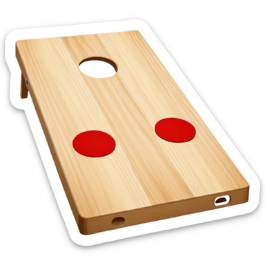 Cornhole board sticker