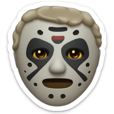 jason friday 13th sticker