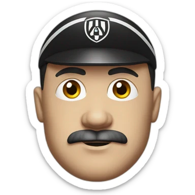 hitler in arsenal jersey sticker