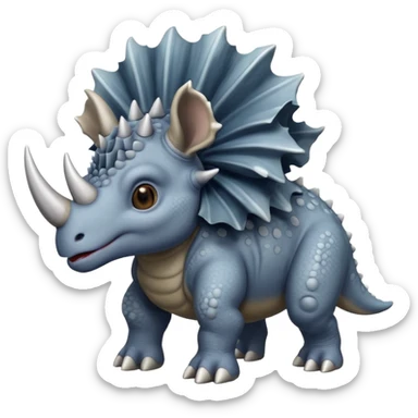 Triceratops sticker