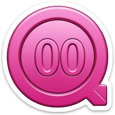 la palabra "100USD" en color rosa con este código de color #FDD2EF sticker