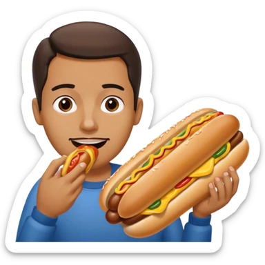 Venezuelan hotdog sticker