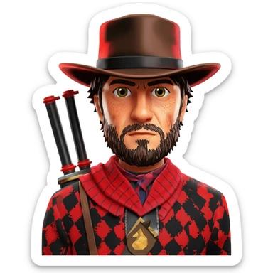 Red dead redemption 2 sticker