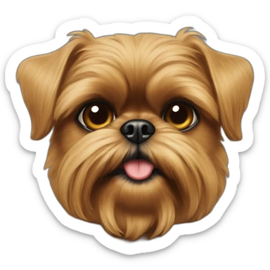Brussels griffon sticker