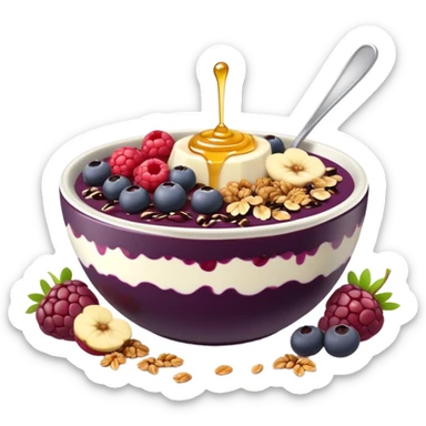 Acaï bowl sticker