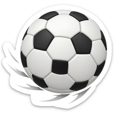 combine the football soccer ball emoji with the wind emoji sticker