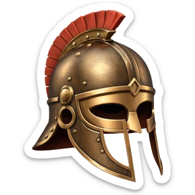 Roman Gladiator helmet sticker