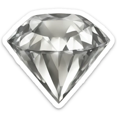 Diamond earring sticker