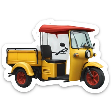 Tuk tuk cross kart  sticker