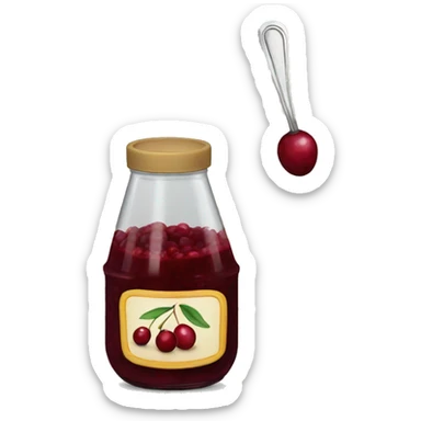 cranberry sauce sticker