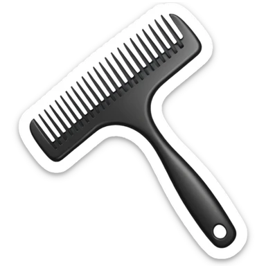 hairdressing comb sticker