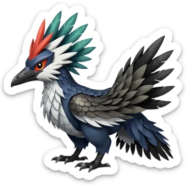 Trico-Nargacuga-Silvally-fusion sticker