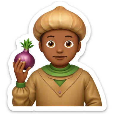 Create onion man sticker