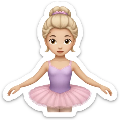 coque cabelo ballet sticker