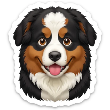 Bernese mountain dog sticker