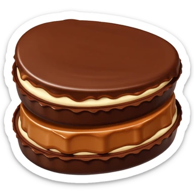 chocotejas ovaladas sticker