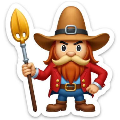 yosemite sam sticker