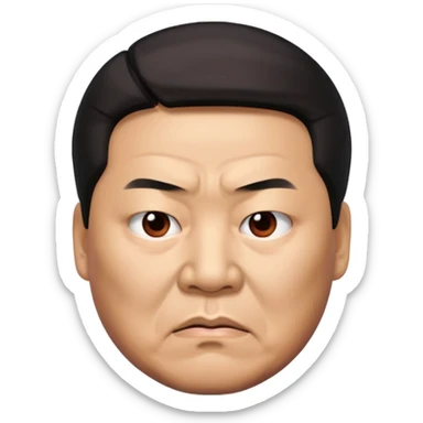 Angry Xi Jinping sticker