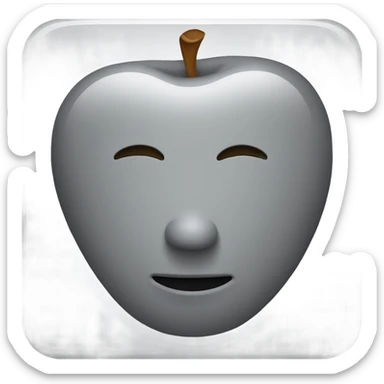 Apple grey ipad  sticker